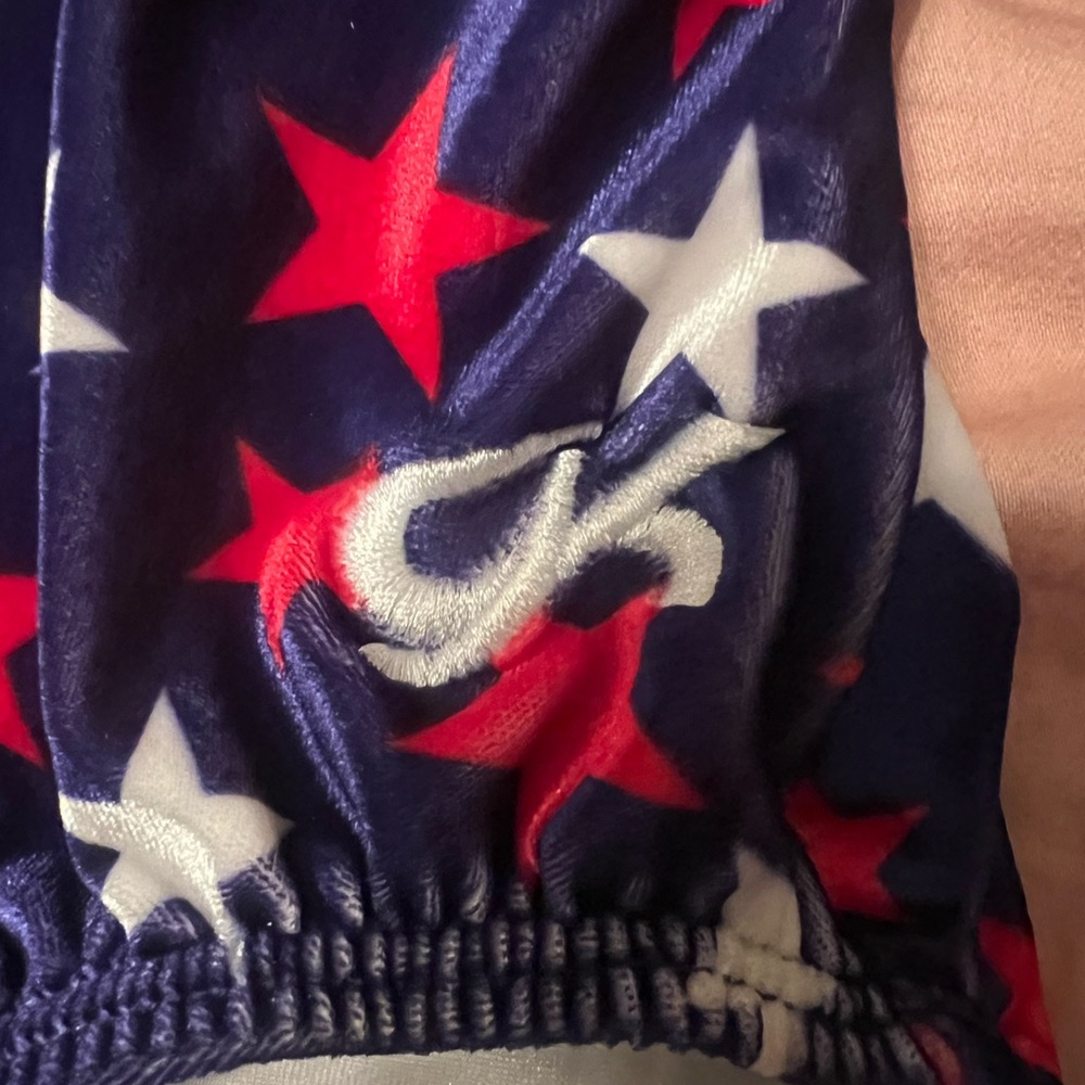 Navy Star Print One-Piece Swimsuit - Red & White Stars - Picture 6 of 16